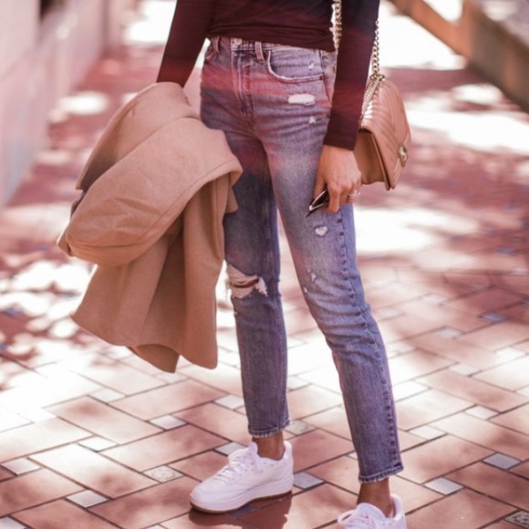 Abercrombie & Fitch Denim - Abercrombie The Boyfriend Mid Rise